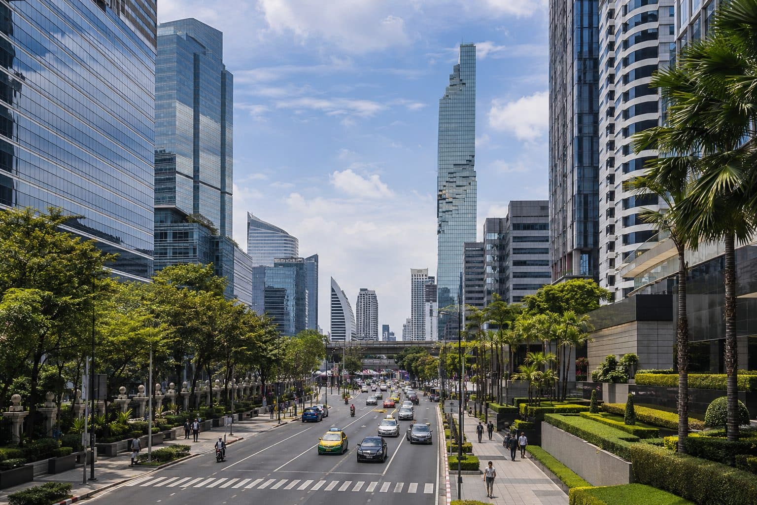 Silom & Sathorn landscape