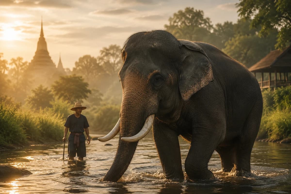 The Elephant and Thailand: From Working Animal to National Icon