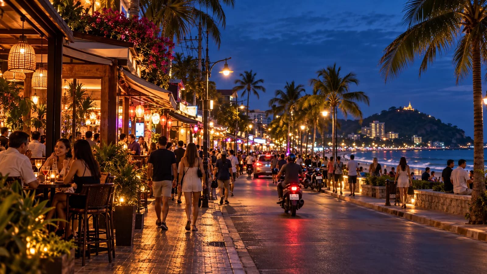 Hua Hin evening dining and heritage