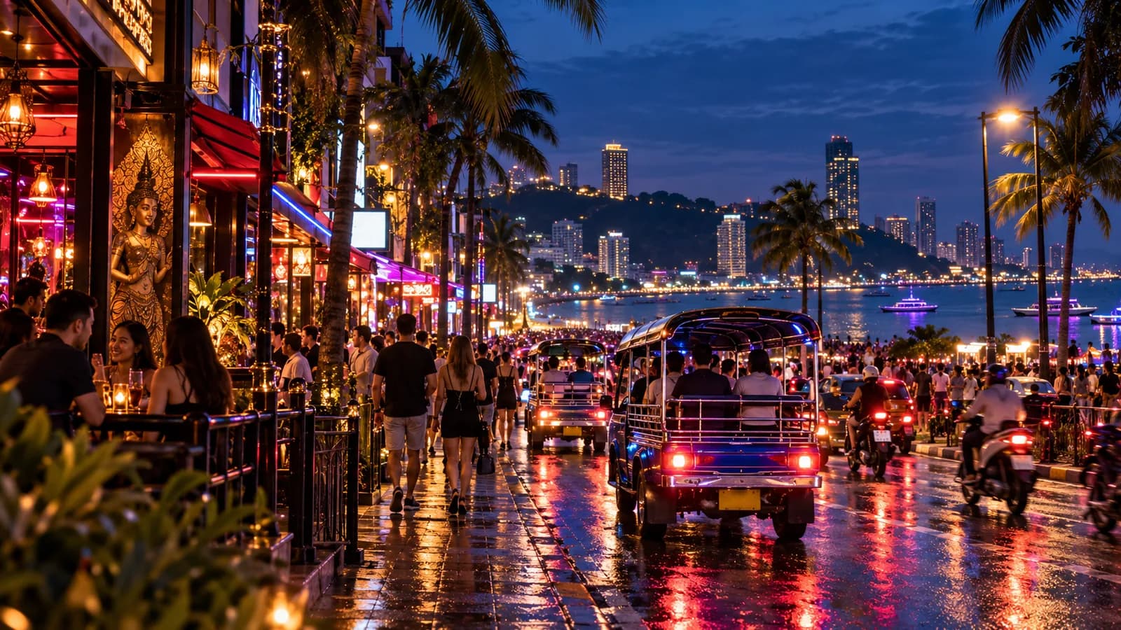 Walking Street Pattaya: How a Waterfront Road Became a Nightlife Landmark