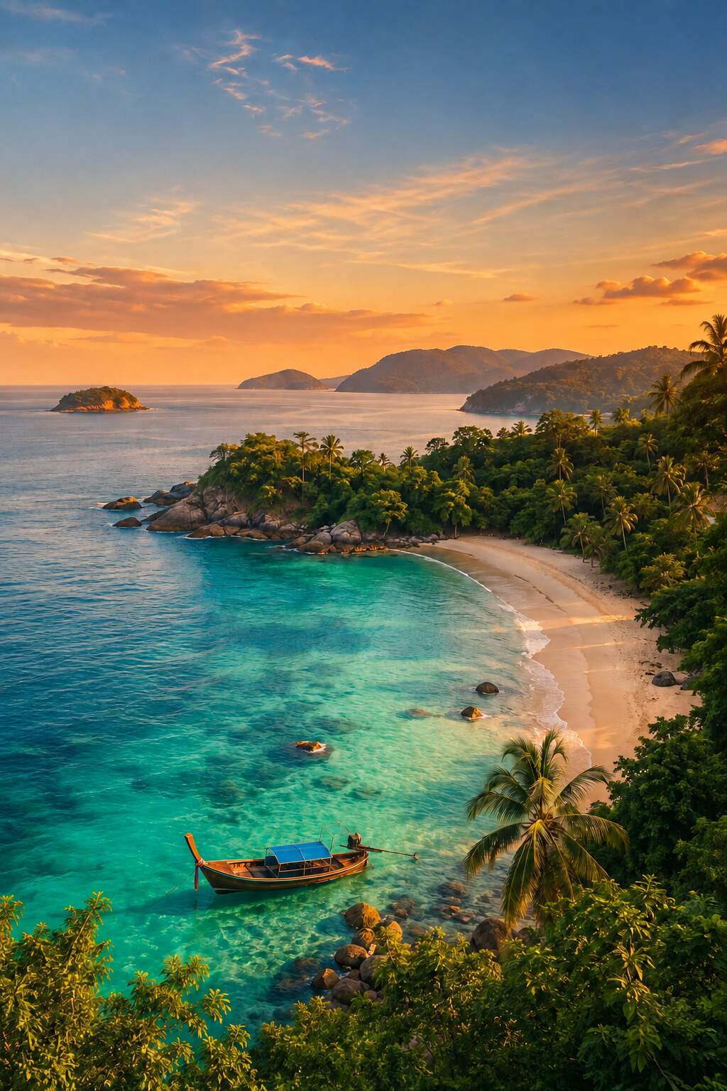 Phuket coastline and Andaman Sea viewpoint