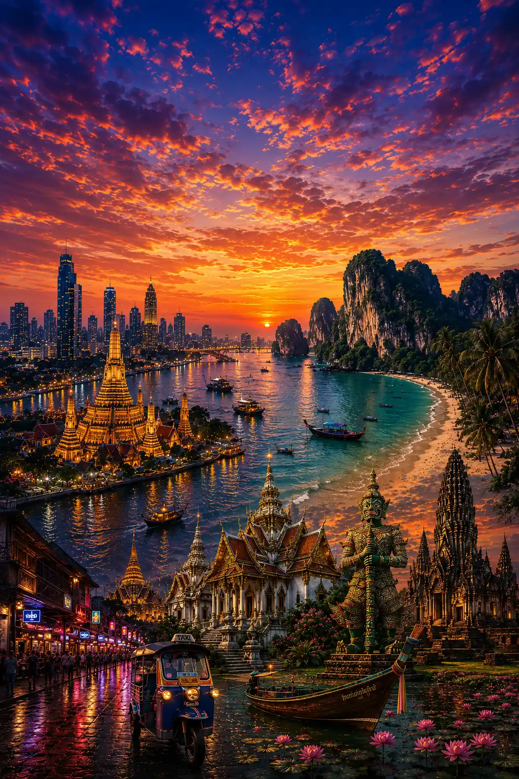 Sightseeing and activities across Thailand