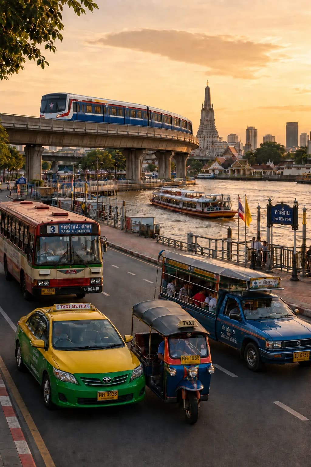 Getting around Thailand transport options