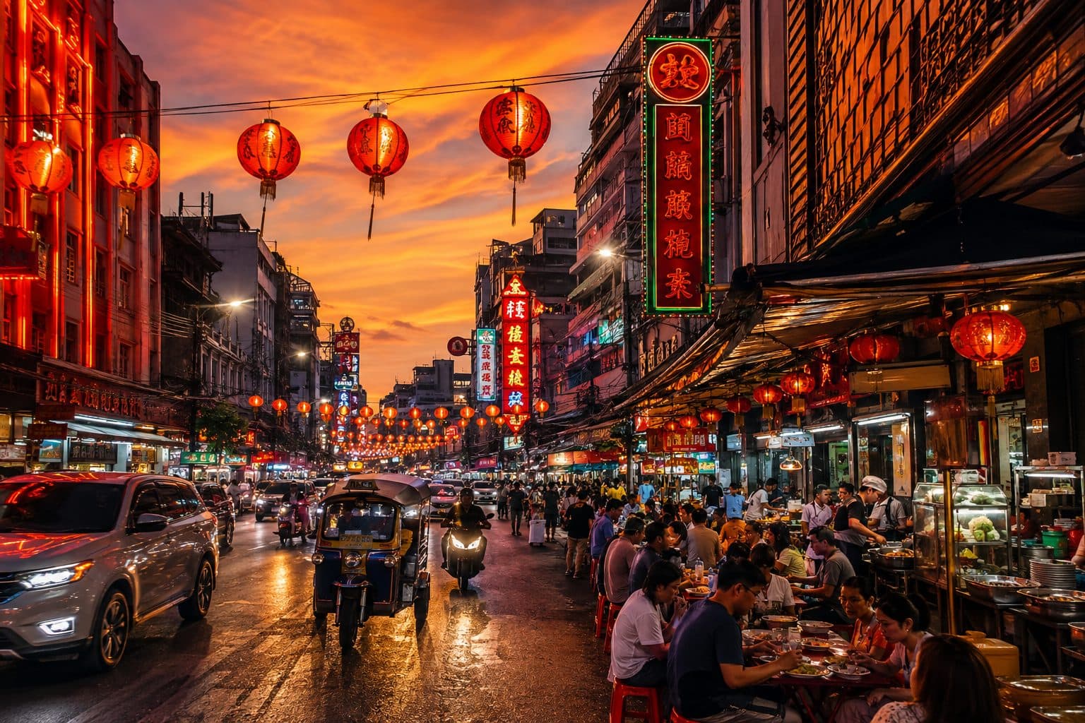 Chinatown scene