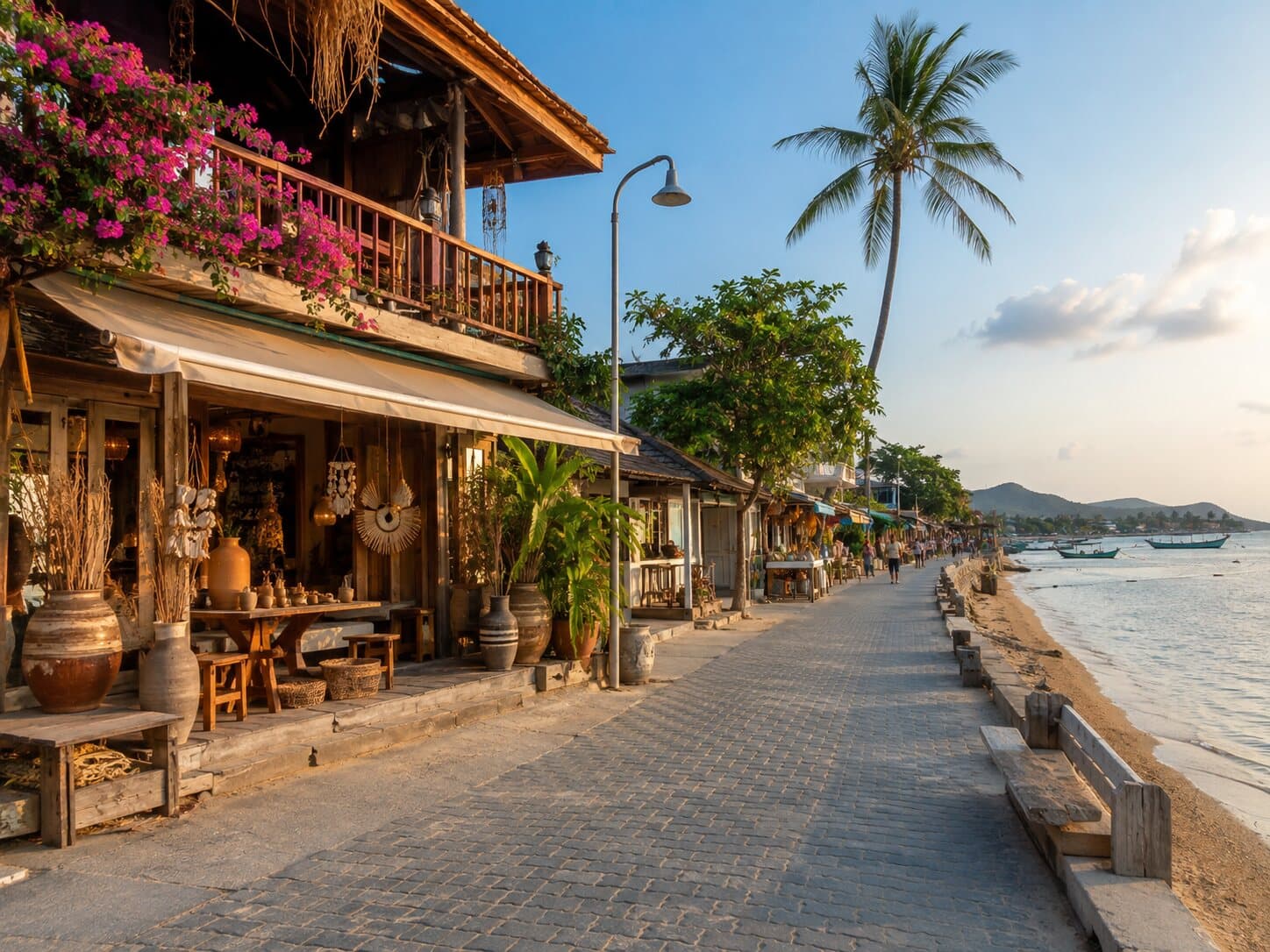 Bophut Fisherman's Village landscape