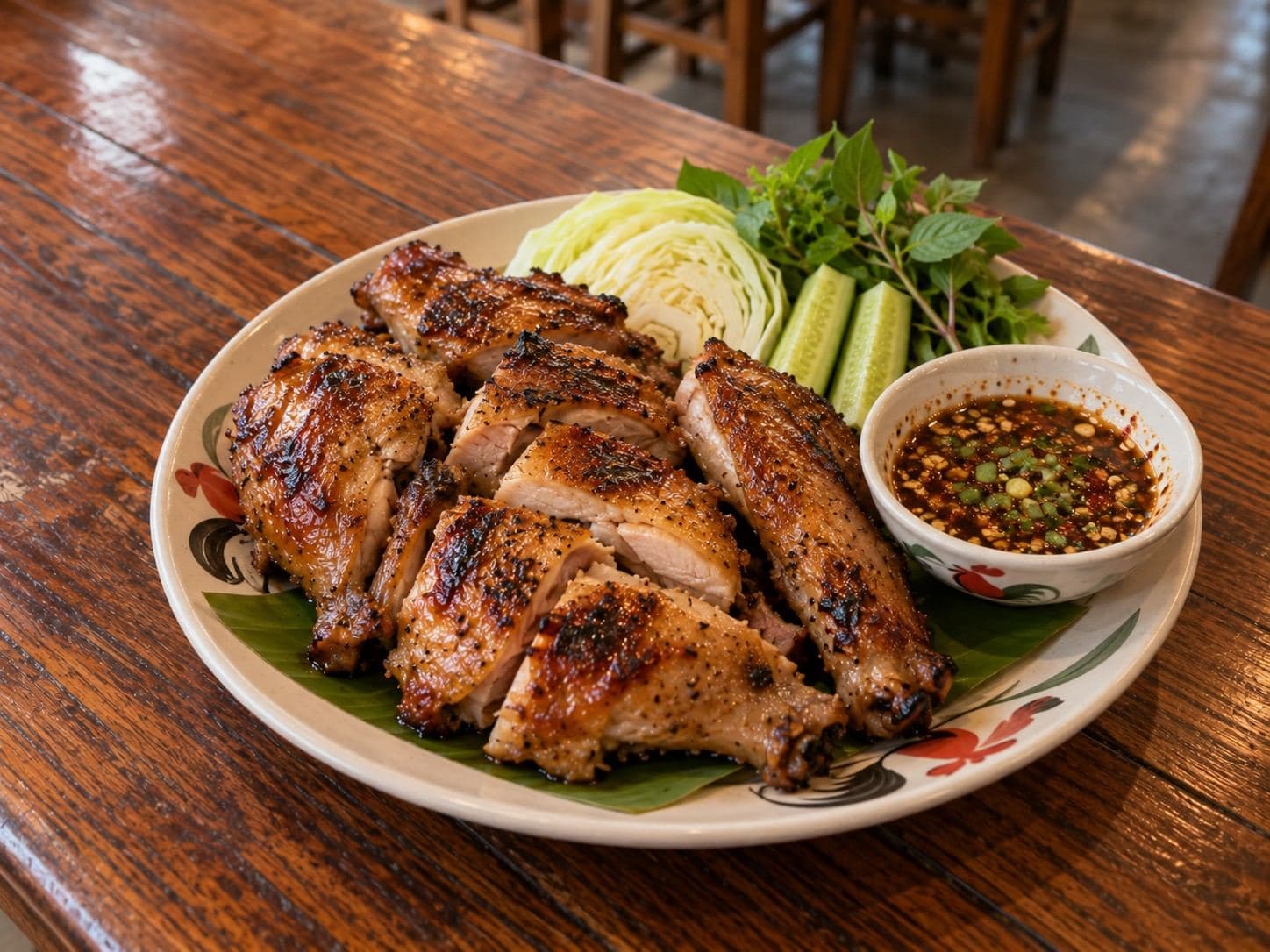Gai Yang (ไก่ย่าง) - Isaan-style grilled chicken