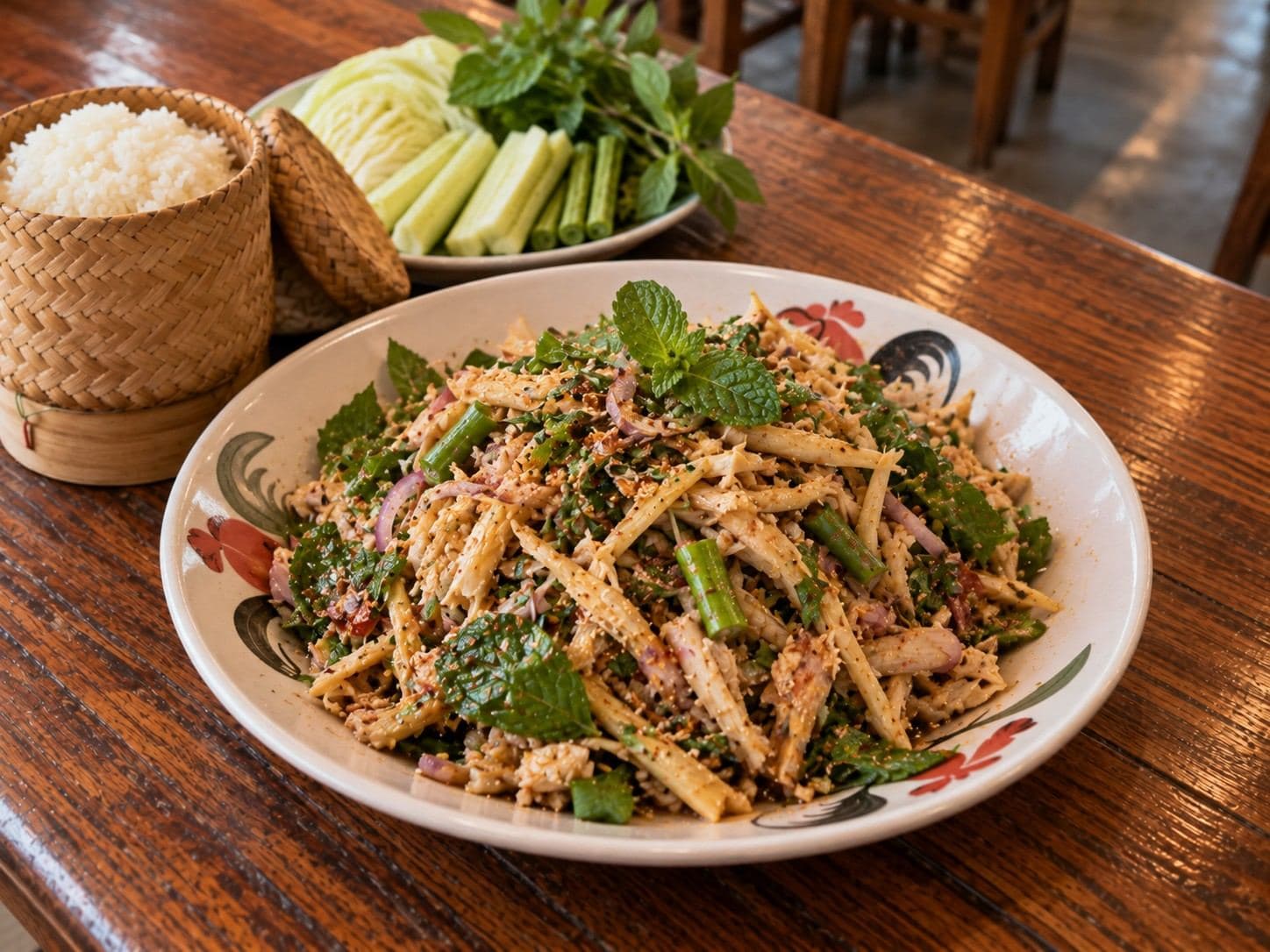 Sup Nor Mai (ซุบหน่อไม้) - Bamboo shoot salad